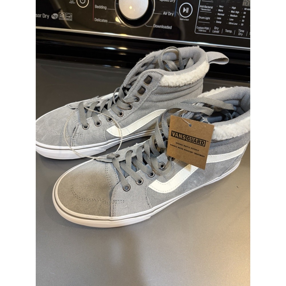 Vans Filmore High Top Women's Size 9.5 Skate Shoes Gray White Vansguard NWT